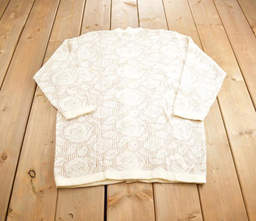 Vintage 1990s Knitted Button Up Cardigan Sweater