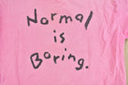 Vintage 1990s Fido Dido Normal Is Boring Graphic T-Shirt