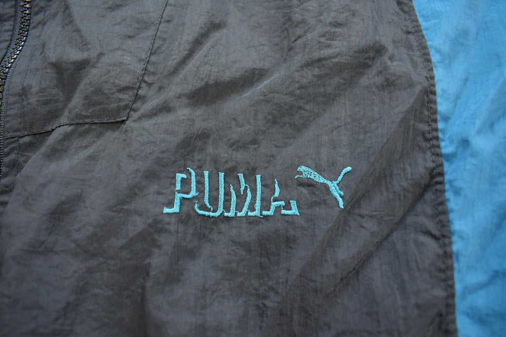 Vintage 1990s Puma Embroidered Windbreaker Jacket