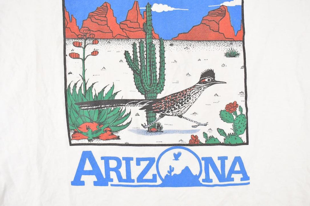 Vintage 1990s Arizona Bird Souvenir Travel T-Shirt Men's L