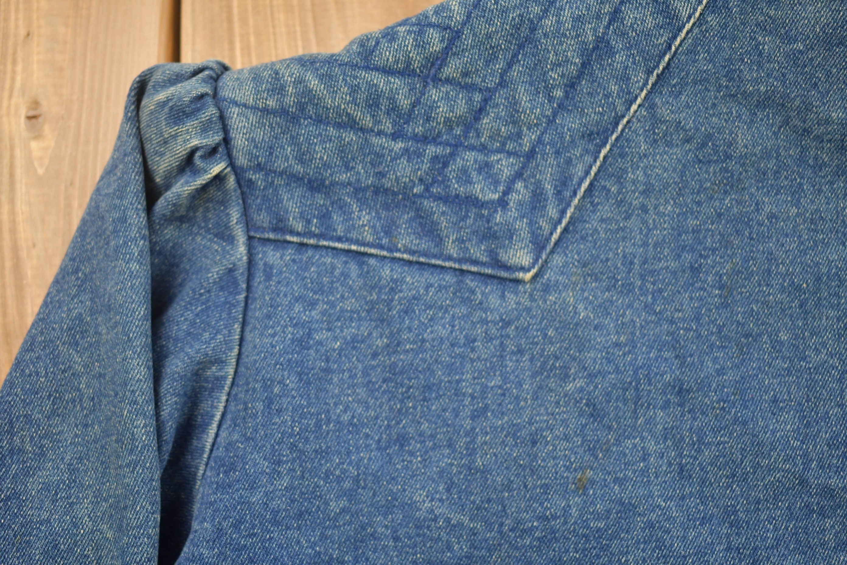 Vintage 1990s The Jack Set Denim Button Up Jacket
