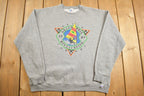 Vintage 1987 Russell Athletics Windsurfing Grand Prix Roots Canada Crewneck Sweatshirt