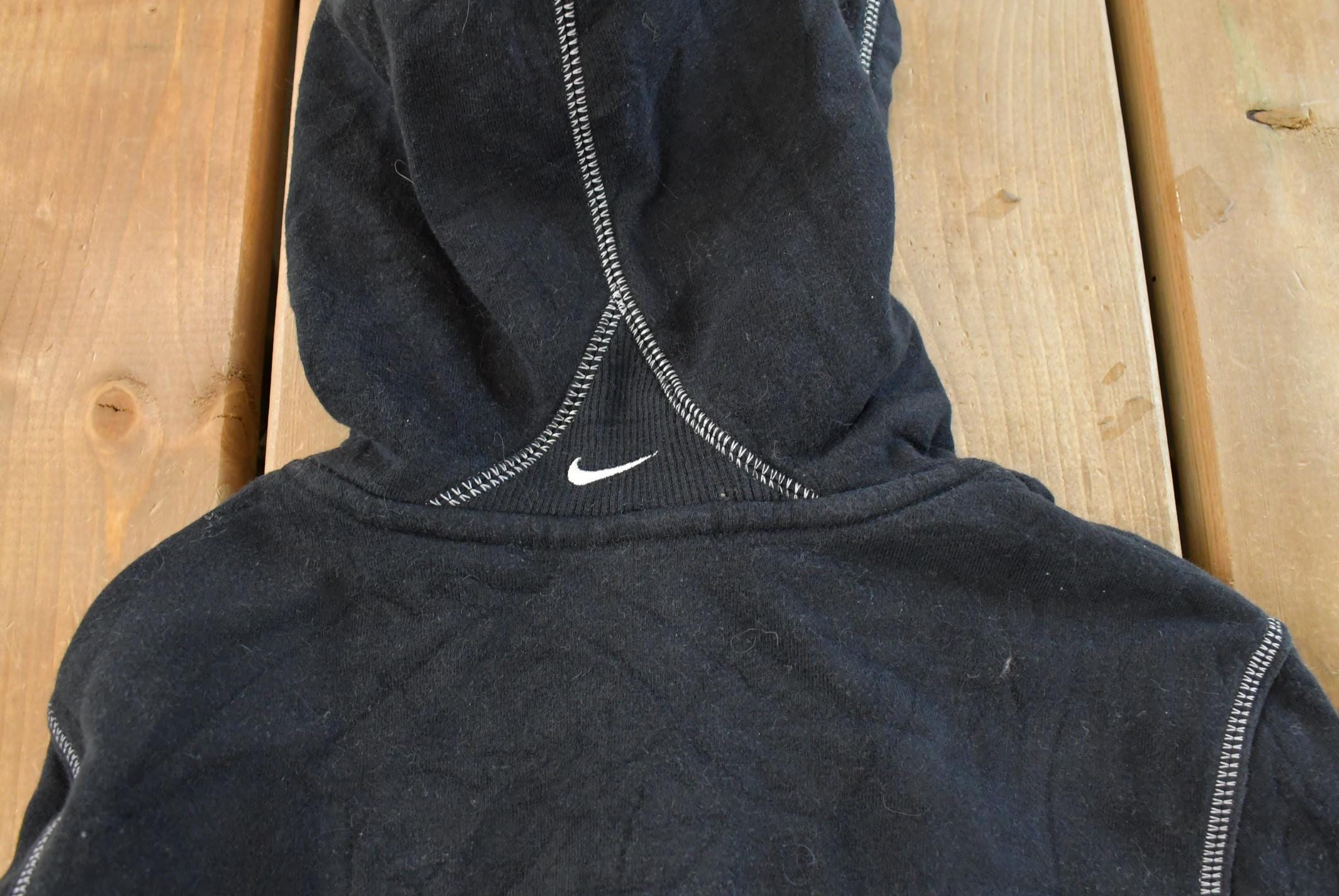 Vintage Y2K Nike Embroidered Mini Swoosh Full Zip Hoodie Sweatshirt Women's M / Vintage Nike / Y2K Streetwear / Athleisure