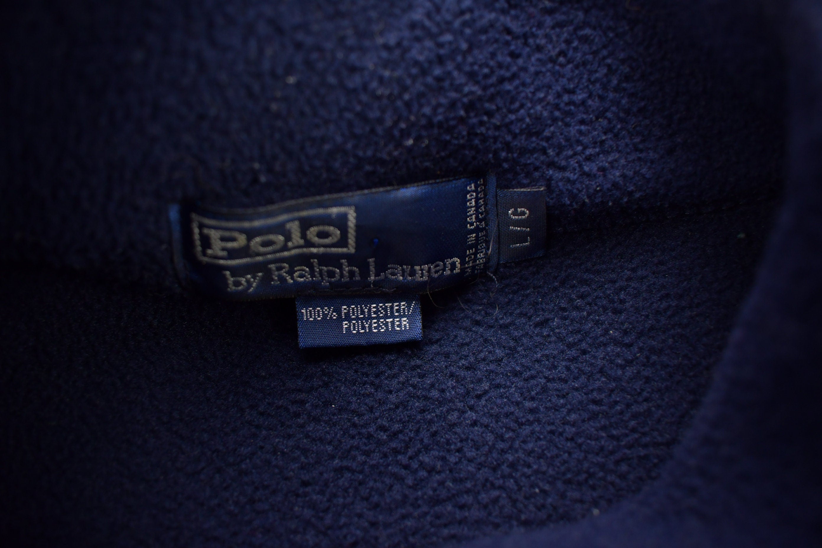 Vintage 1990s Polo Ralph Lauren Polartec Fleece Sweater