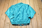 Vintage 1990s Floral All Over Print Reversible Windbreaker Jacket