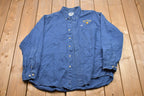 Vintage 1990s Lee Sport Denim Button Up Shirt