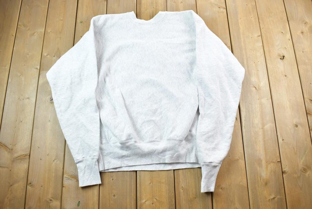 Vintage Military Navy Naval Academy Store Grey Crewneck Sweatshirt
