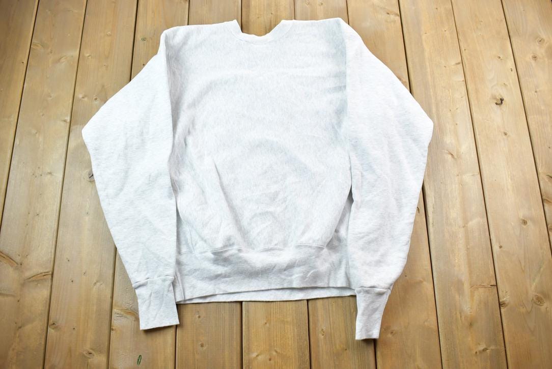 Vintage Military Navy Naval Academy Store Grey Crewneck Sweatshirt