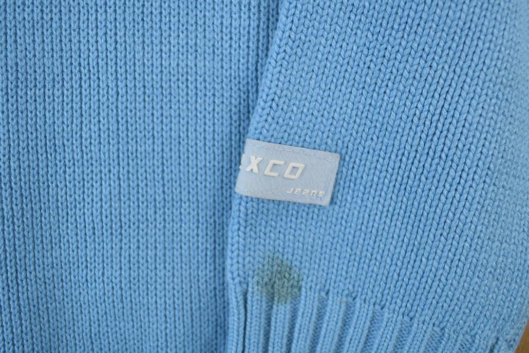 Vintage 1990s Exco Jeans Knit Turtleneck Sweater