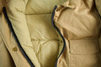Vintage 1990s Eddie Bauer Beige Goose Down Parka Jacket Adult Small  Outdoor Wear  90s Eddie Bauer  Outdoors Outerwear