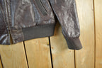 Vintage 1990s Cooper Leather Moto Cafe Biker Jacket Men's Medium