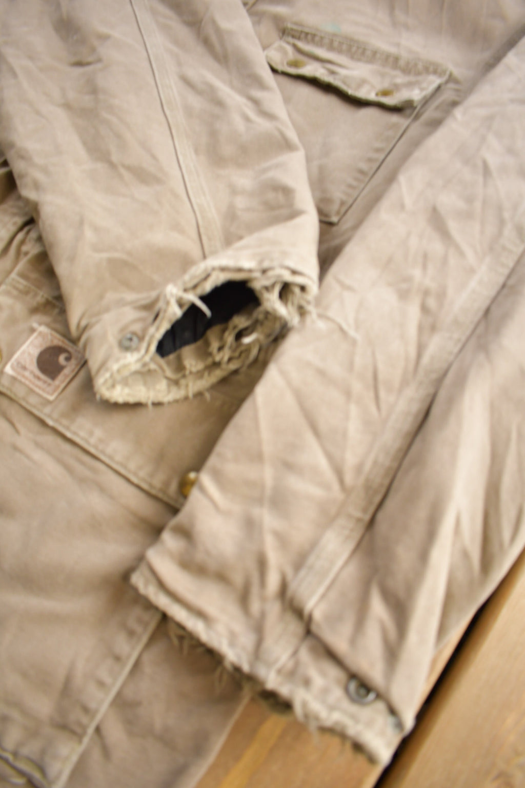 Vintage 1990s Carhartt Beige Ranch Coat