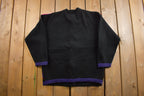 Vintage 1990s Floral Pattern Cardigan Sweater