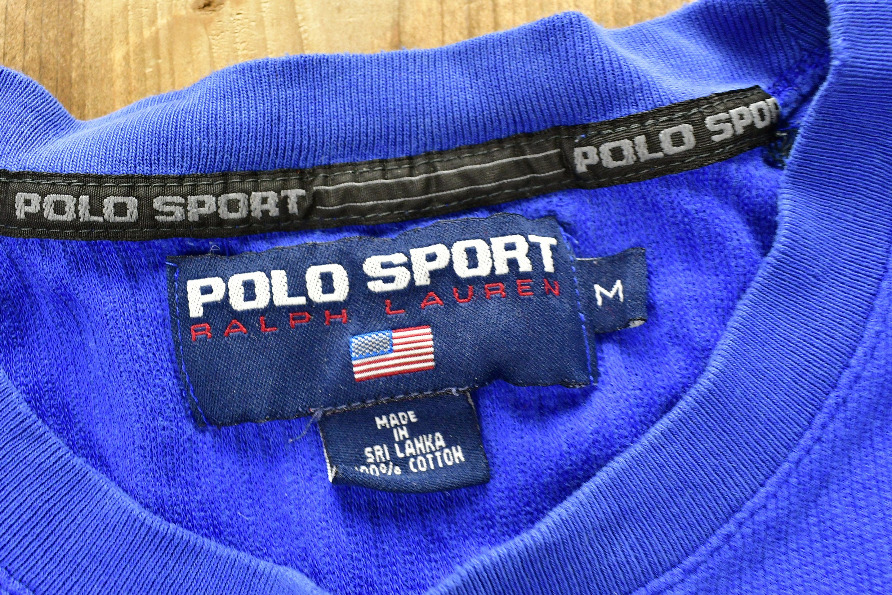 Vintage 1990s Polo Sport Ralph Lauren Embroidered Crewneck Sweatshirt