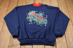 Vintage 1990s J. Mackinallys Bird Nature Mockneck