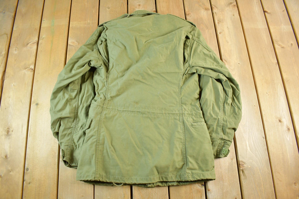 Vintage 1970s OG-107 Nylon Combat Field Coat Men's XS