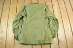 Vintage 1970s OG-107 Nylon Combat Field Coat Men's XS