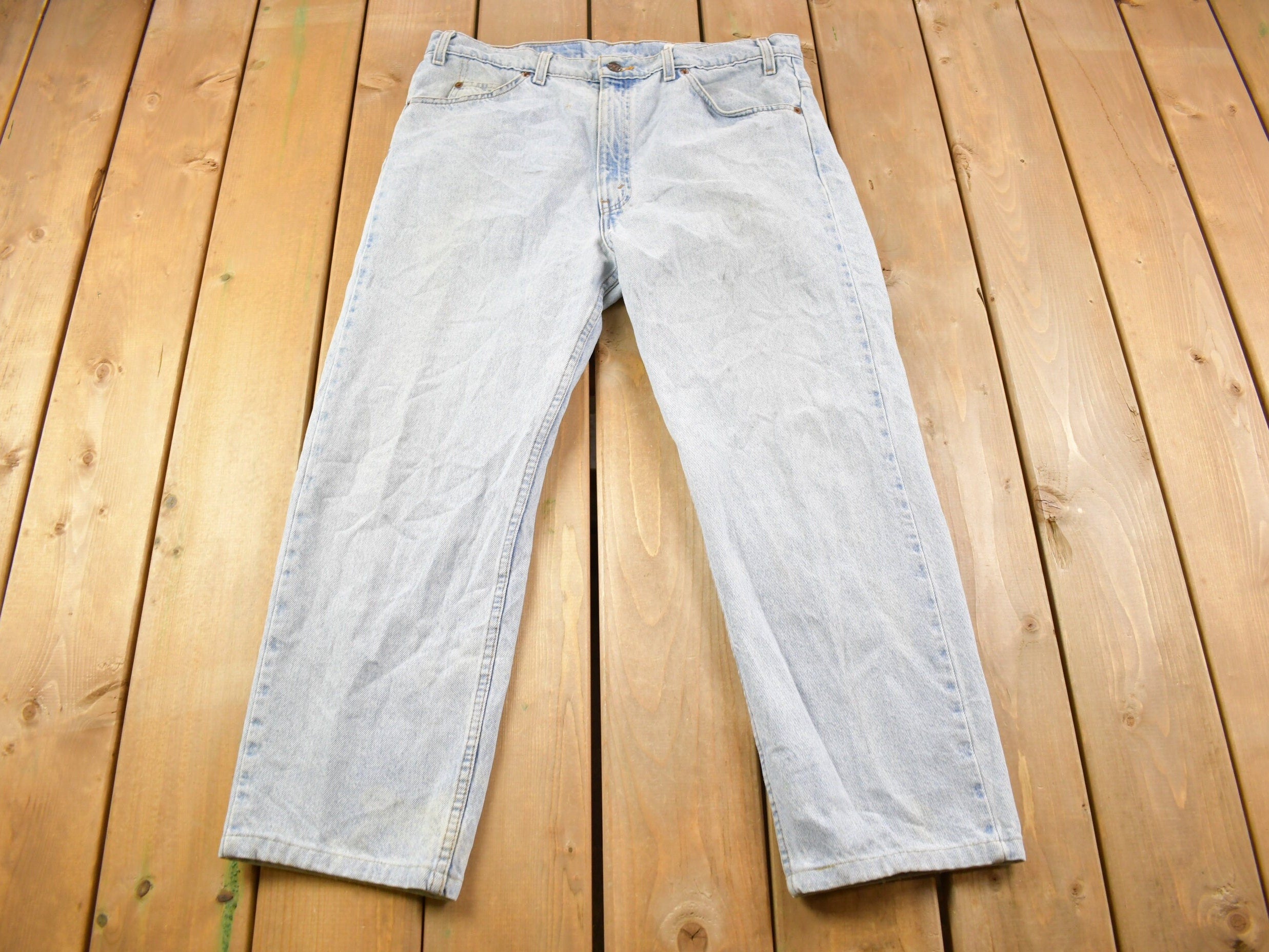 Vintage 1990s Levi's 505 Light Wash Jeans Size 36 x 26