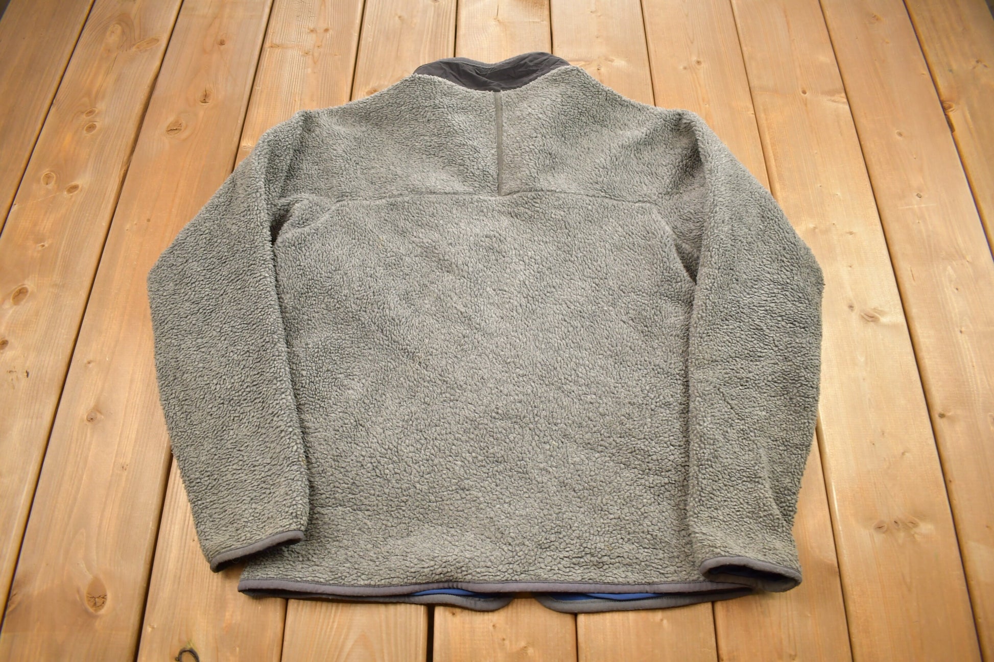 Vintage 1990s Patagonia Deep Pile Fleece Zip Up Sweater