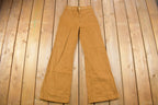 Vintage 1970s Wool Bell Bottom Pants Size 24 x 31