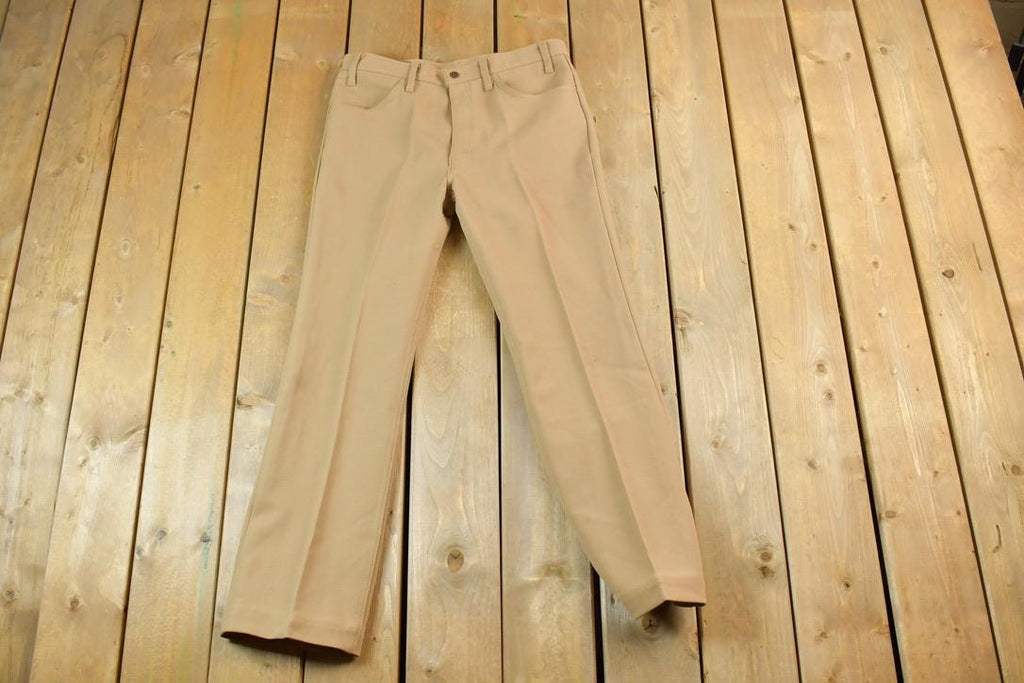 Vintage 1960s Tan Levis Gold Tab Pants