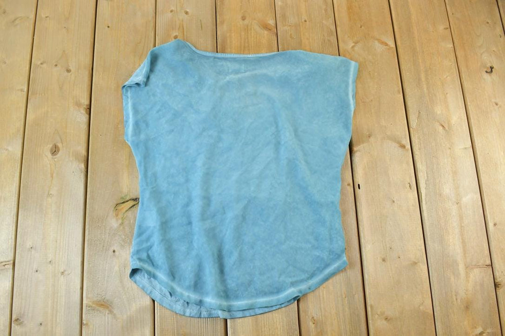 Vintage 1990s Crocker Apparel Single Stitch Tank Top / 90s Vintage Souvenir Tee / Rare Vacation Tee / Summer Shirt Made In USA