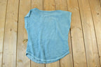 Vintage 1990s Crocker Apparel Single Stitch Tank Top / 90s Vintage Souvenir Tee / Rare Vacation Tee / Summer Shirt Made In USA