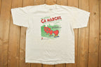 Vintage 1995 Quebec Ca Marche Graphic T-Shirt