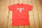 Vintage 1980 Coach White Graphic T Shirt