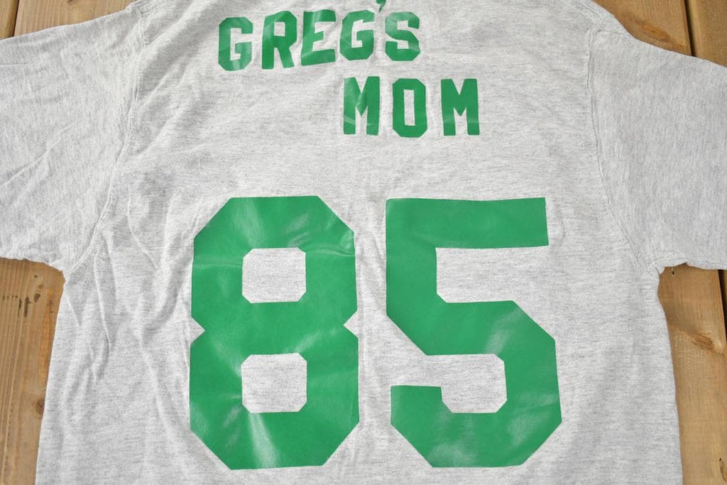 Vintage 1985 Celina Bulldogs "Greg's Mom" Single Stitch Graphic T Shirt Made In USA