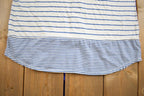 Vintage 1990s The Classics Striped Blank Button Up Baseball Shirt