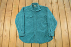 Vintage 1990s L.L. Bean Chamois Cloth Button Up Shirt Men's L