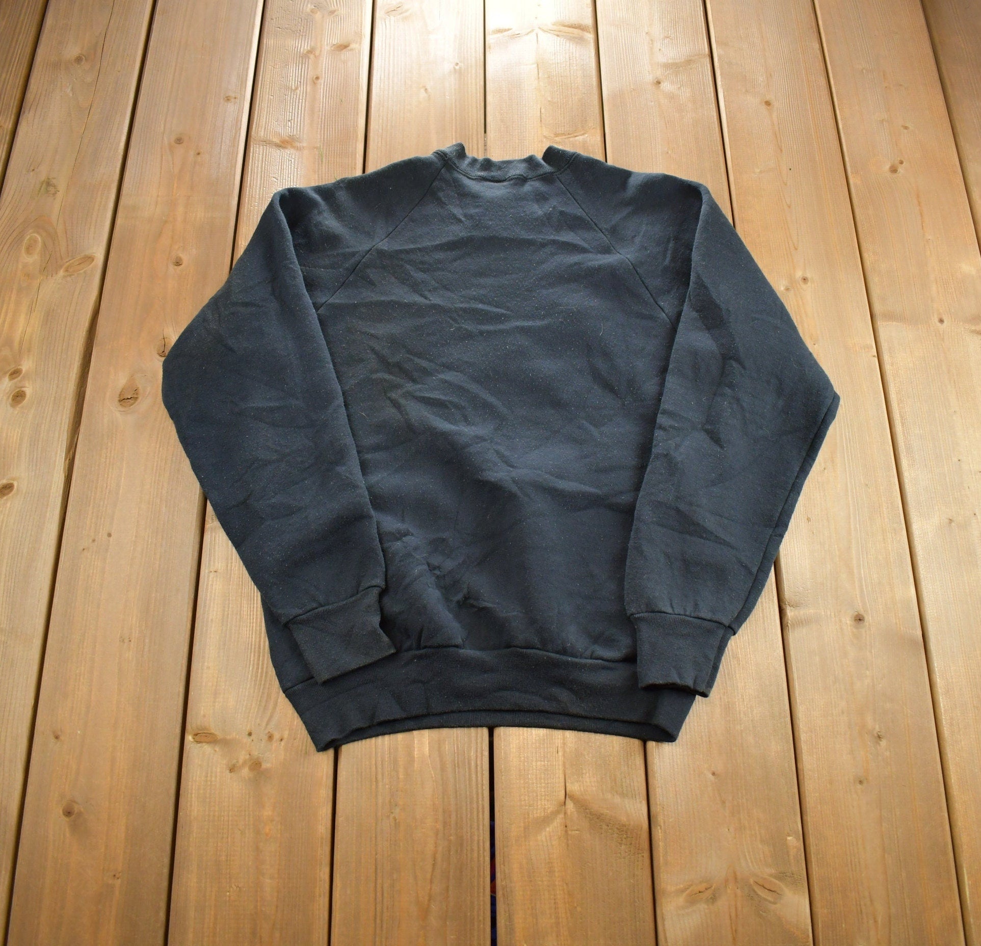 Vintage 1980s Harvard University Distressed Crewneck Made In USA