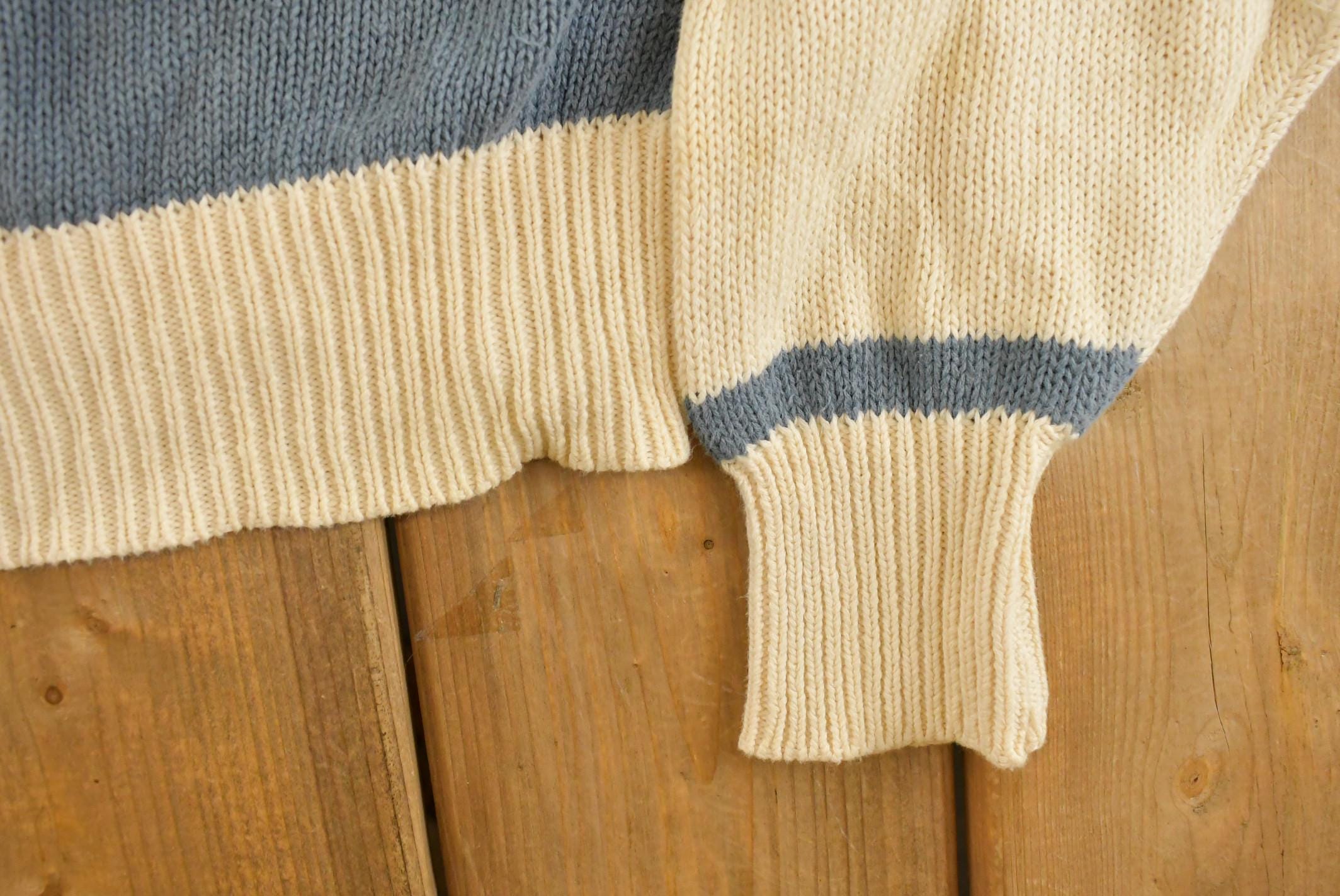 Vintage 1990s Hathaway Jack Nicklaus Golf Striped Knit Sweater Men's M  Vintage 90s Knit  Pattern Sweater  Made in Japan