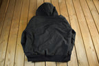 Vintage 1990s Distressed Carhartt Nylon Hooded Jacket Men's XL Tall