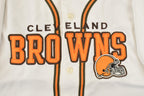 Vintage 2000s Cleveland Browns NFL Baseball Jersey Men's XL