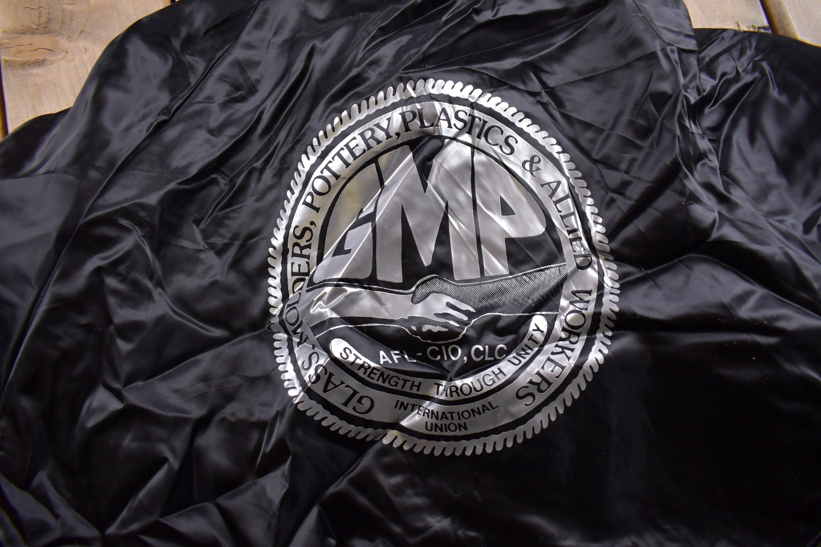 Vintage 1980s GMP Satin West Ark Jacket