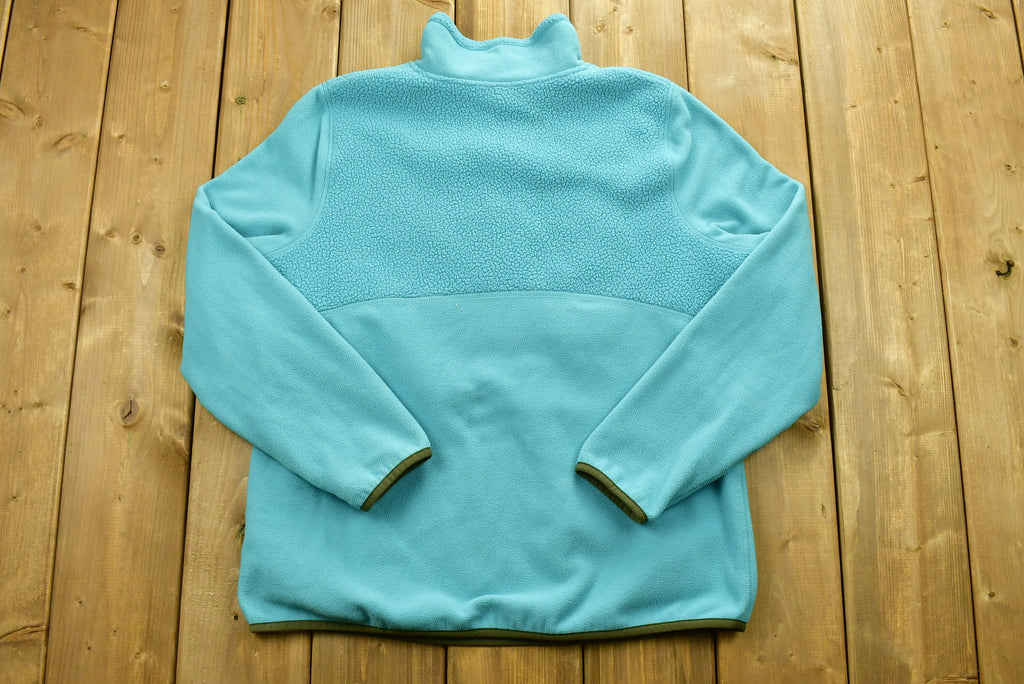 Vintage 1990s LL Bean Half Zip Fleece Sweatshirt