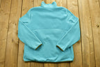 Vintage 1990s LL Bean Half Zip Fleece Sweatshirt