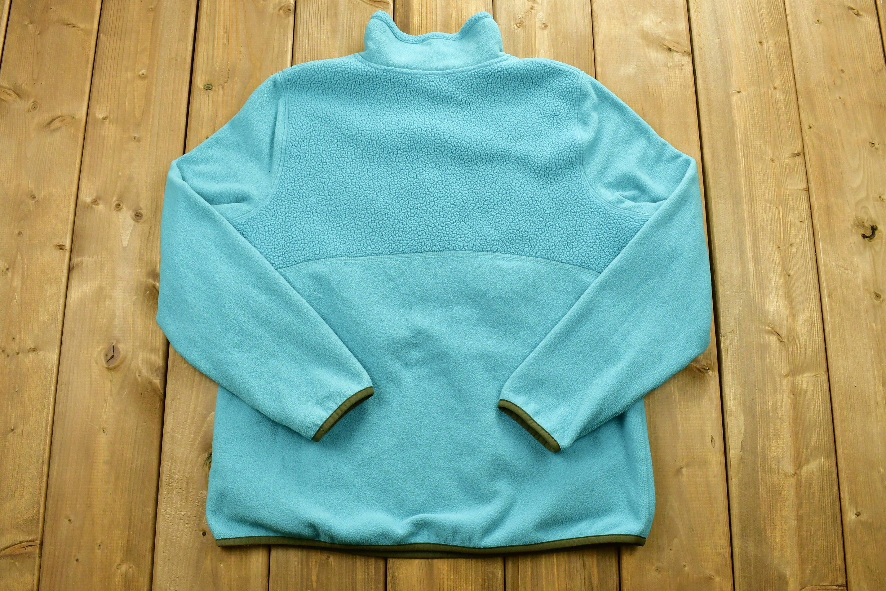 Vintage 1990s LL Bean Half Zip Fleece Sweatshirt
