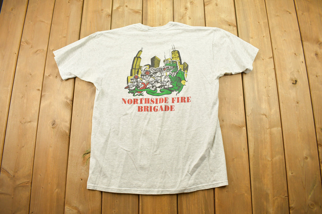 Vintage 1990s Northside Fire Brigade Graphic T Shirt