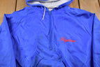Vintage 1980s Red Arrow Soccer Club Half Zip Windbreaker Jacket
