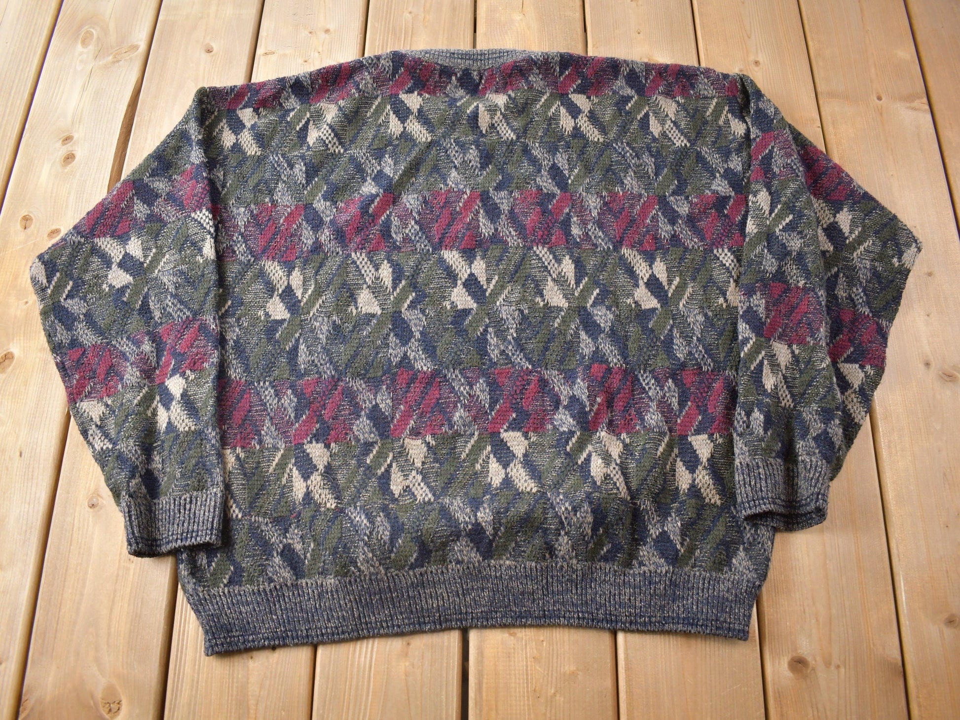 Vintage 1990s City Causals Knit Crewneck Sweater