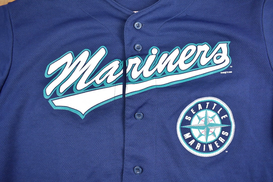 Vintage 1999 Seattle Mariners MLB True Fan Baseball Jersey