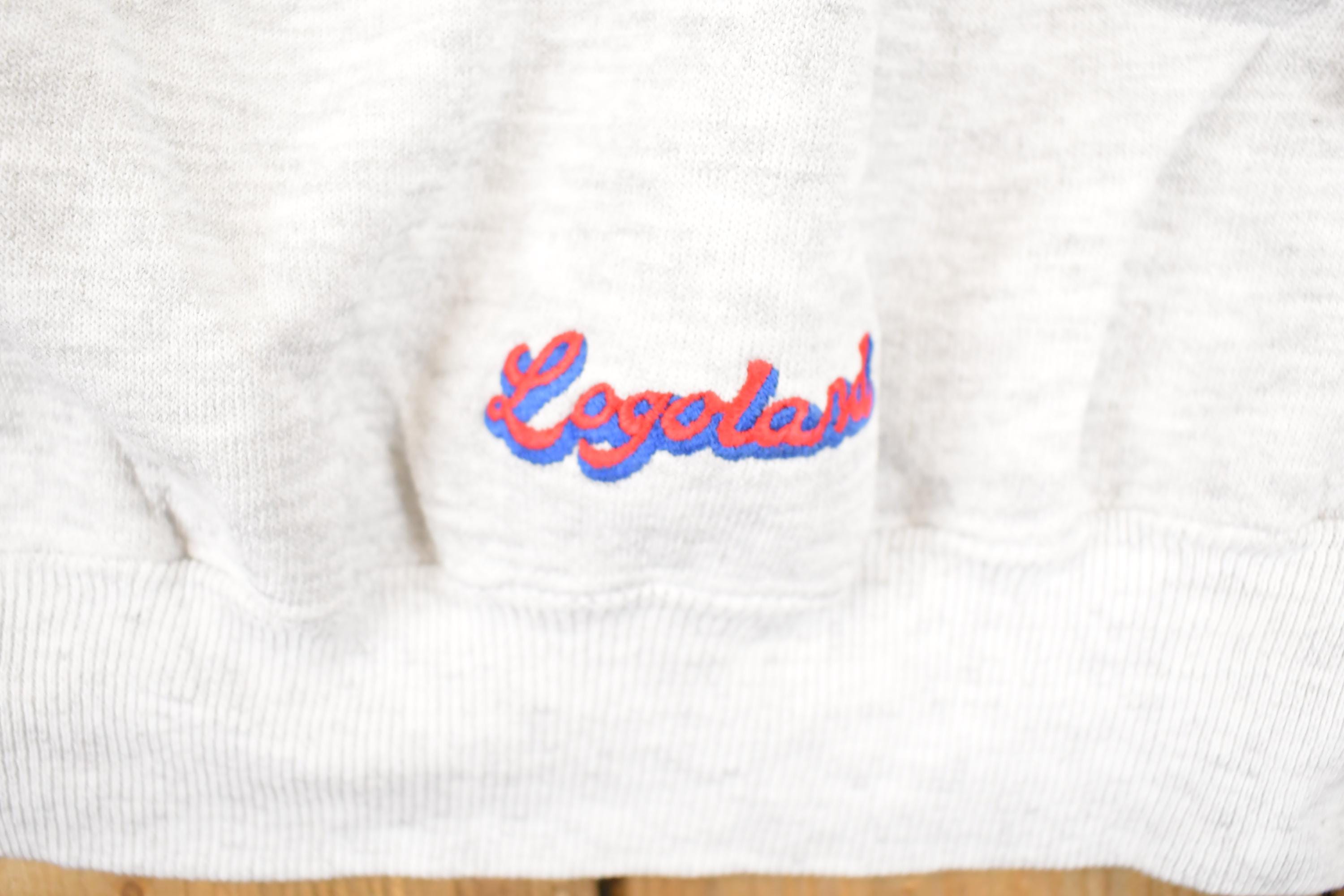 Vintage 1990s 1070 AM Legoland Graphic Print Heavyweight Crewneck Sweatshirt Mens XL