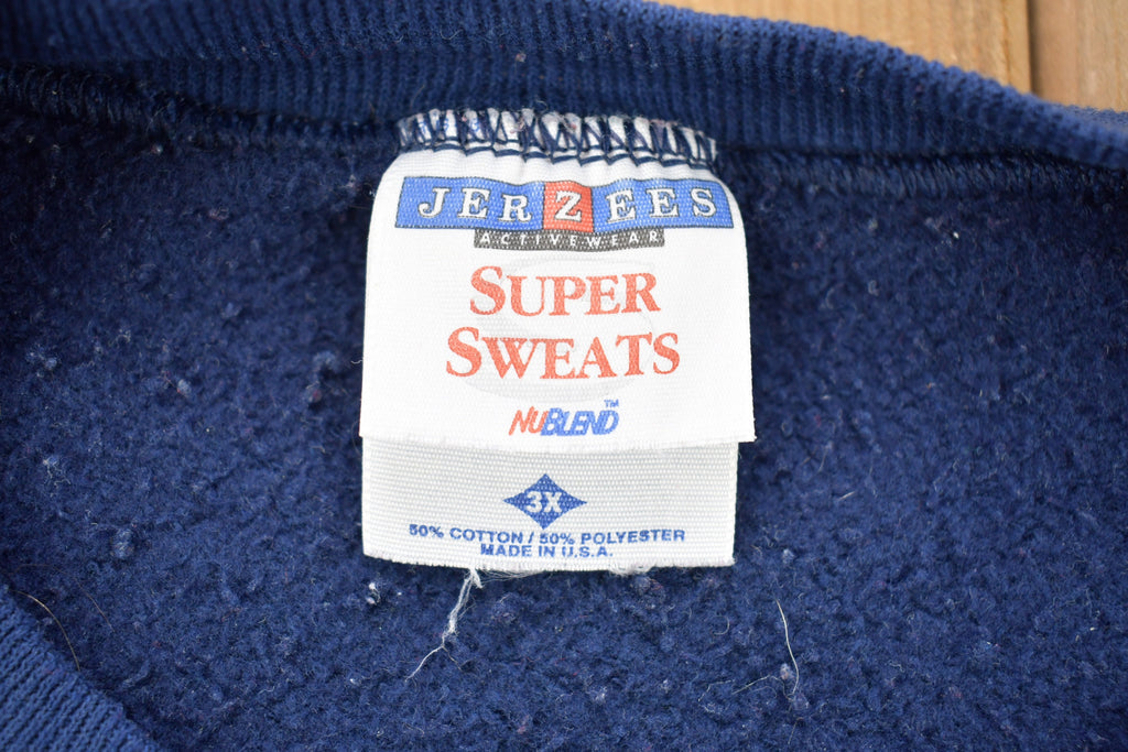 Vintage 1990s Jerzees Super Sweats Blank Crewneck Sweatshirt