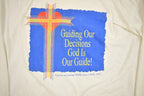 Vintage 2002 God Is Our Guide! Graphic Long Sleeve Shirt