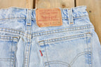 Vintage 1990s Levi's 550 Relaxed Tapered Denim Jeans Men's 30 x 30 / Made in USA