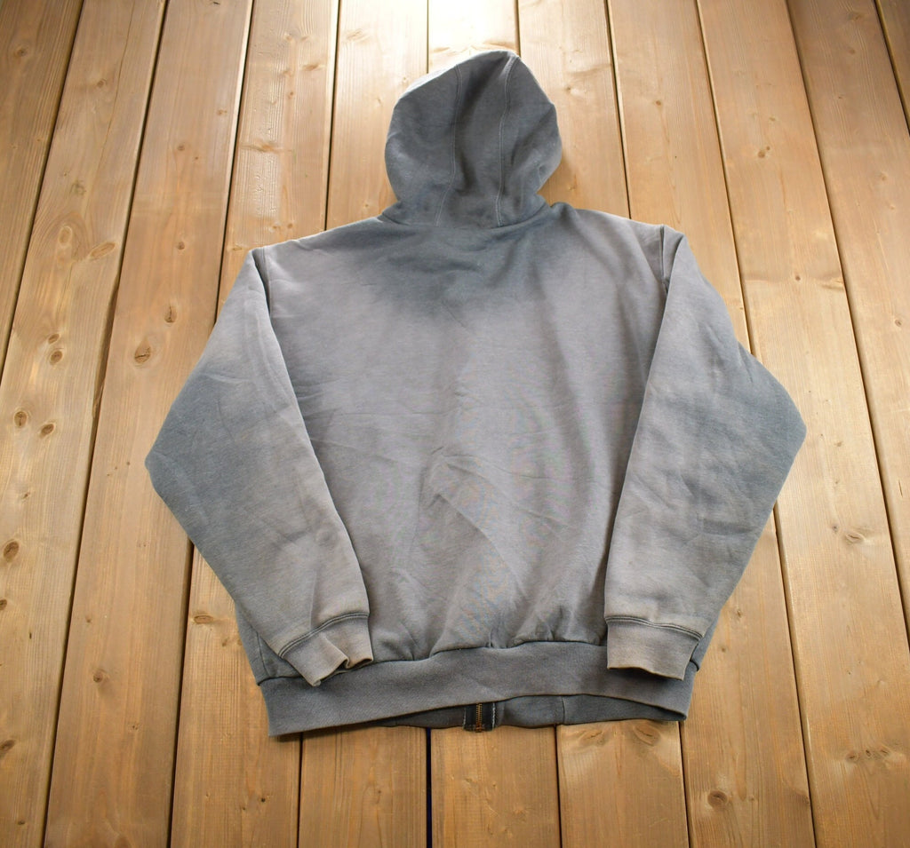 Vintage 1990s Carhartt Zip Up Insulated Hoodie Made In USA