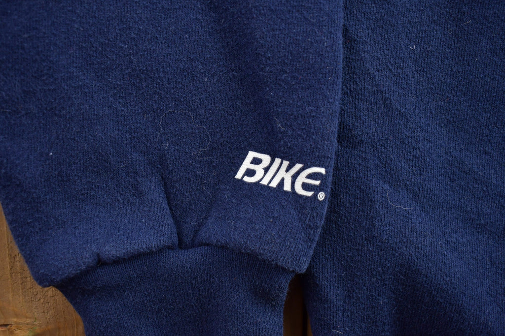 Vintage 1990s Bike Blank Navy Blue Crewneck Sweatshirt